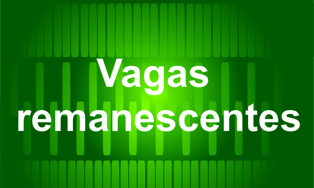 Imagem da página Vagas Remanescentes - 1º Semestre de 2022 - Resultado das Provas