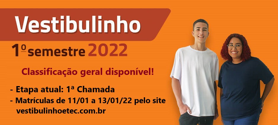 Imagem da página Classificação geral disponível! Matrículas abertas!