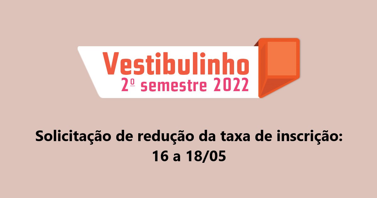 Imagem da página Redução da taxa de inscrição