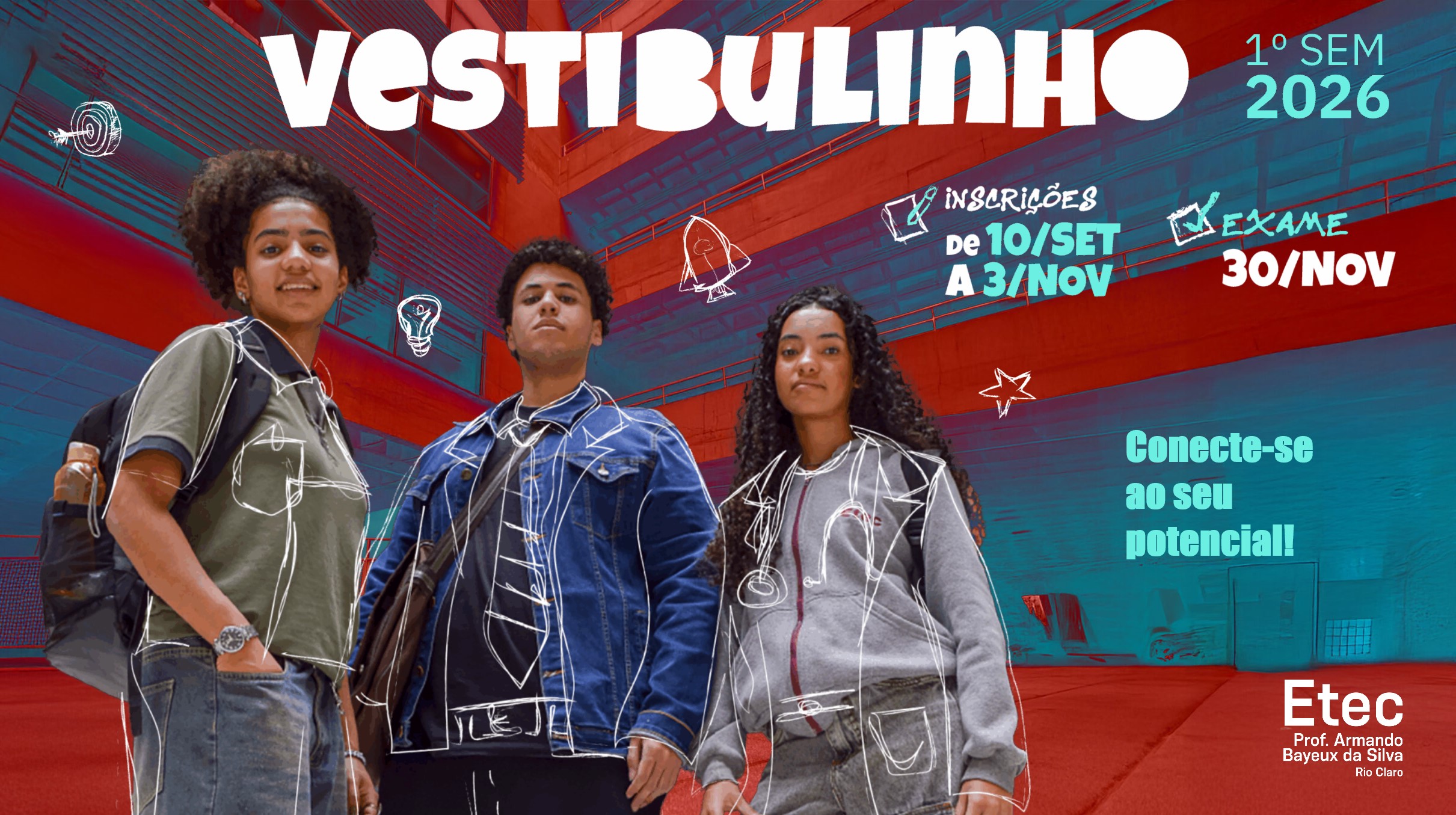 Imagem da página Vestibulinho 1º semestre de 2026: Inscrições Abertas!